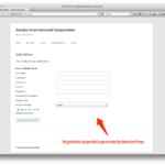 Product Registration Page