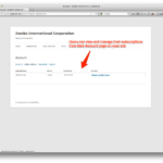 Manage User Subscriptions