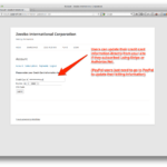 Update User Credit Card